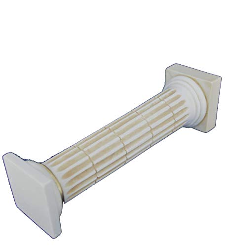 Estia Creations Artefacto de columna dórica griega antigua de 10 pulgadas, alabastro envejecido, hecho a mano en Grecia