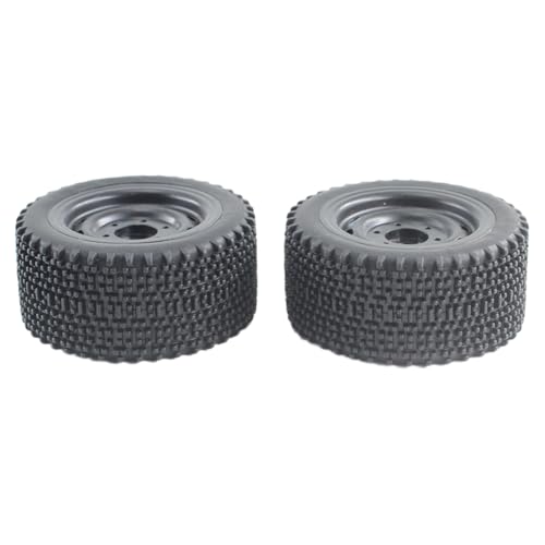 Akfldms Einfache Installationsersatzteile 2 Stück 1/16 RC-Auto Reifen DIY Zubehörset 7 cm Durchmesser Rad-Upgrades für 16201Pro Modelle