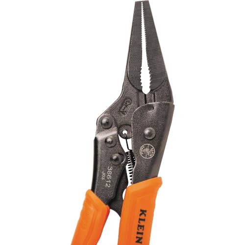 Long Nose Locking Pliers with Quick Release Handles, Ideal for Tight Spaces, High Torque and Gripping Power, 9-Inch thumbnail 7