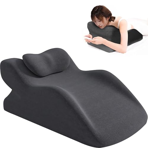 高反発 うつ伏せ 枕 うつぶせ寝クッション うつぶせ寝 枕 スマホ・読書・ゲームに最適な三角クッション 身体にフィット・抗菌・防臭・形状記憶メモリーフォーム 背もたれ 足枕 むくみ 腰痛 肩こり 軽減 滑り止め カバー取り外し 洗える プレイピロー