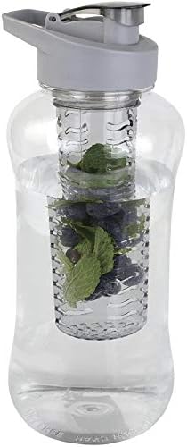Large Fruit Infuser Water Pitcher (2.9 Quart/93 Oz) – Shatterproof Acrylic | BPA Free - Infusion Jug for Iced Tea, Juice, Beverages, Water, Lemon, Fruit & Herbs