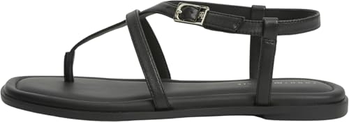 Tommy Hilfiger Femme Th Buckle Thong Sandal nu-pieds en cuir