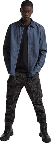 G-STAR Raw - Mens Rovic Zip 3D Regular Tapered Pants, Color Cloack Island Camo, Size: 38W x 36L3