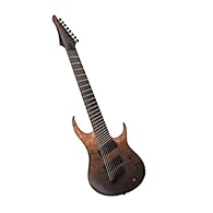 🎸Handmade Design: The handcrafted electric guitar features a quilted maple top body, black hardware, and a rosewood fretboard with 24 stainless steel frets and side-dot inlays. Sturdy and durable materials with a stylish and unique look. 🎸Fanned Fret...