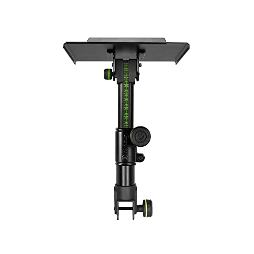 Gravity FT 01 MT B - Flexible Studio-Monitorablage für DJ Tisch (Paar), Anpassbare Studio-Monitorhalterung, schwarz