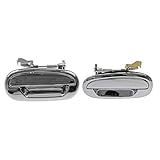 dwvksz 2PC Exterior Door Handle Rear Driver & Passenger Side Replace# 91084, 91083 for Ford F-150