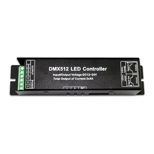 Controlador DMX512 de 24 canales para ambientar salones y techos con tiras LED RGBW