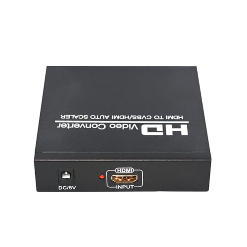 Convertidor HDMI a CVBS de vídeo alta definición con adaptadores de audio analógico RCA