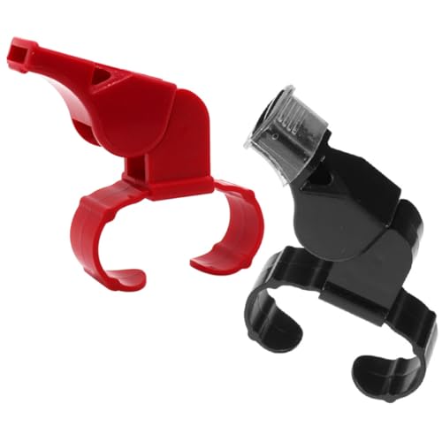 2 silbatos con anillo para entrenador y árbitro deportivos miniatura 1