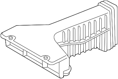 Air Intake Inlet Duct Fits for 2013-2018 Hyundai Santa Fe 2019 Santa Fe XL, Replaces OEM 28210-B8100, 41016