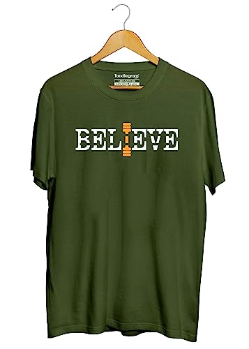 Image of Toodlegram T-Shirt for Men /Women Plus Sizes 100% Cotton with Graphic Printed, Regular Fit |Halfsleeve Roundneck |Believe Plus, Size 2XL-9XL | Unisex