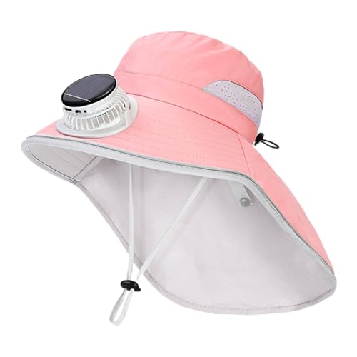 Chapeau à ventilateur solaire de pêche respirant avec protection UV