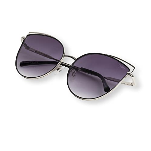 EVEE Oversize Double Wire Cat-Eye Sunglasses (Kitey)3