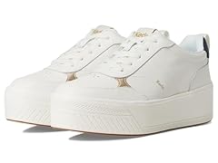 Snow White/Navy Leather