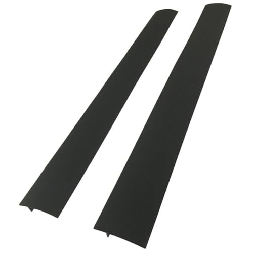 Genérico Tiras de Sellado de Silicona para Huecos de Estufa y Encimera, Resistentes al Calor y Deformaciones, Color Negro, 2 Piezas, Ideales para Cocinas y Vitrocerámicas