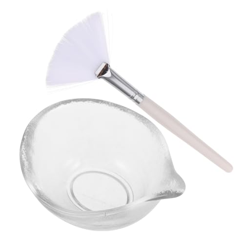 SHERCHPRY Cepillo De Ácido De Frutas Recipiente Acondicionador Para Aplicador De Mezclador De Abanico Brocha De Maquillaje Cepillo De Limpieza