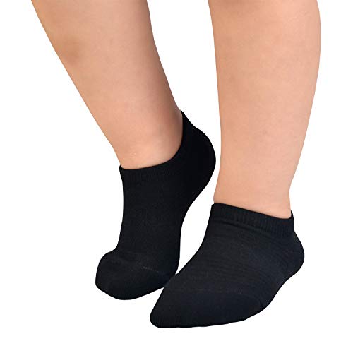 JORMATT Toddler Little Girls Boys No Show Socks Cotton Anti Slip Low Cut Socks With Grips 6 Pairs4