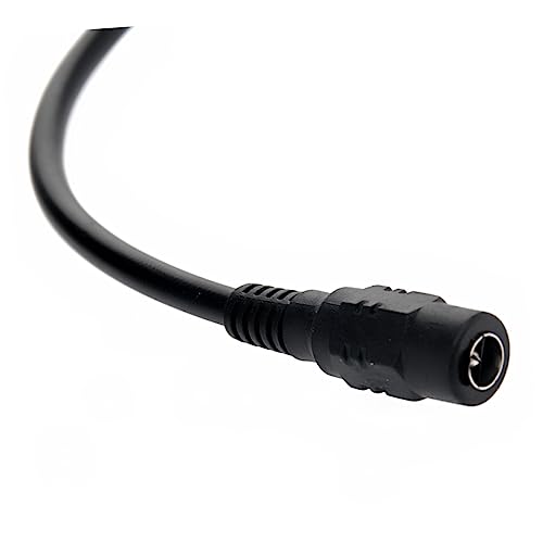 KICHOUSE Dc Cable 40cm Long 2.1mm Female to 4 Male Plugs CCTV Power Adapter Cable