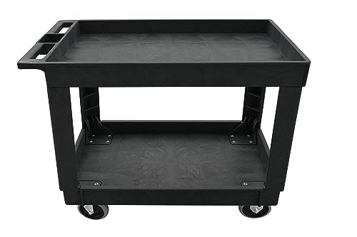LifeYard Utility Cart, 500 lb. Load Cap. (Black, Tray top)
