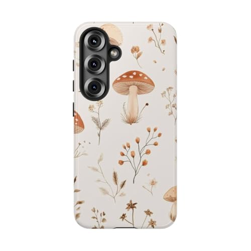 Coque Samsung S25 champignon marron accessoire style nature