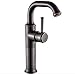 Produktbild JRUIA Retro Schwarz Wasserchtischarmatur Einhebel Mischbatterie Aufsatz-Waschbecken Armatur f.Badezimmer aus Messing