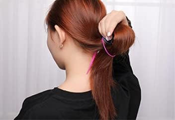 Miniatura 6 de 1 Unidad(2 piezas) de plástico mágico pelo trenzado cola de caballo herramienta clip herramienta simple bricolaje estilo de pelo accesorios