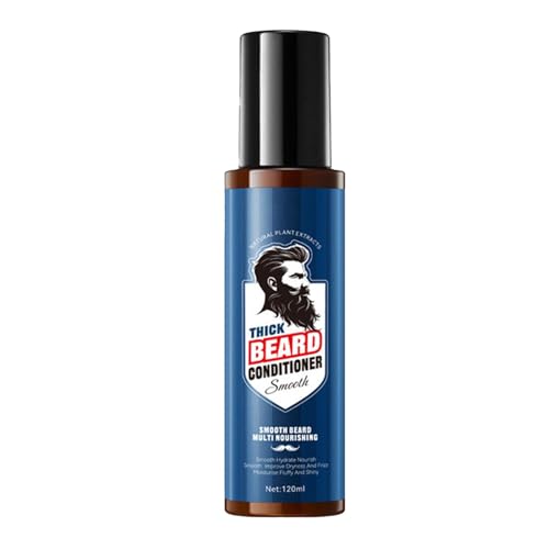 Acondicionador De Barba | Spray De Suavizado De Bigote De 120 Ml | Acondicionador De Barba Hidratante | Hidratación | Absorbente Rápido | Perfecto Para Hombres Y Mujeres