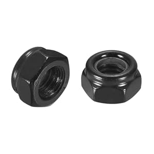 Sourcing Map M8 Nylon Kontermuttern 40 Stück