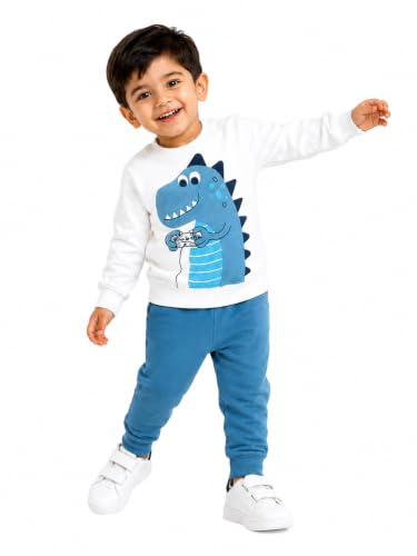 Image of TuddyBuddy Boys & Girls Half Sleeves T-shirt & Lounge Pant Nightwear Set - 100% Cotton Jersey