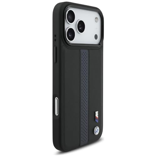 Coque BMW iPhone 17 Pro Max MagSafe CG Mobile perforée bleue - 4