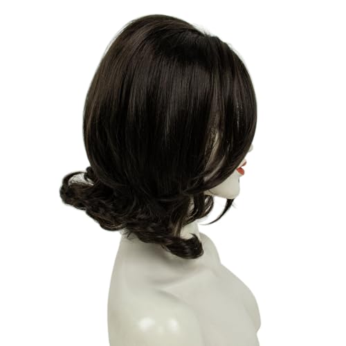 Image of H&Bwig 60s Retro Beehive Wigs for Women 70s Classic Style Cosplay Wig (Natural Brown)