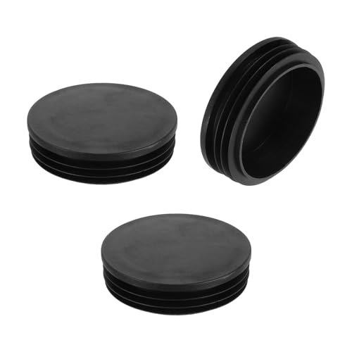 uxcell Round Plastic Plug,100mm(3.94") OD Furniture Leg Pipe Insert 3Pcs
