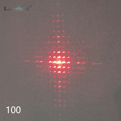 Image of Single Slit Double Slits Poisson Spot Moire Pattern Optical Elements Interference Diffraction Grating Sheet Physical Optics (Trellis Design (1pc))