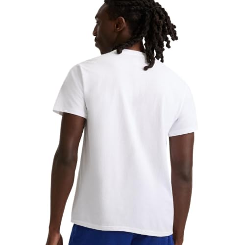 Image of Champion Men's Graphic Short Sleeve T-Shirt, Standard Fit, Classic Script Logo, Midweight 100% Cotton