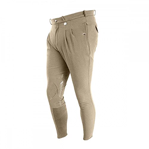 HyPERFORMANCE Mens Harrogate Breeches (36R) (Beige)