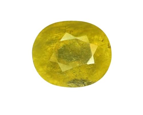 インド製 天然 4.67 ラッティ 非加熱未処理 Aa++ 品質 Pukhraj (イエローサファイア) Ggtl Lab認定オリジナルルースジェムストーン-B0C822B857