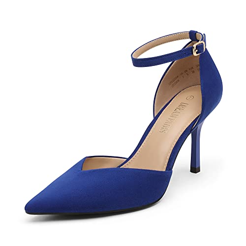Encuentra reviews de Zapatos madrina para comprar online. 25 DREAM PAIRS Zapatos de TAC?n Alto para Mujer con Correa de Tobillo y Puntera Cerrada y Puntera Puntiaguda con TAC?n D'Orsay para Boda, Fiesta, Zapatos de TAC?n, Azul Rey/Azul, 7 US