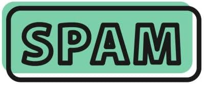 Spam Signage Sticker, PVC Waterproof Sticker