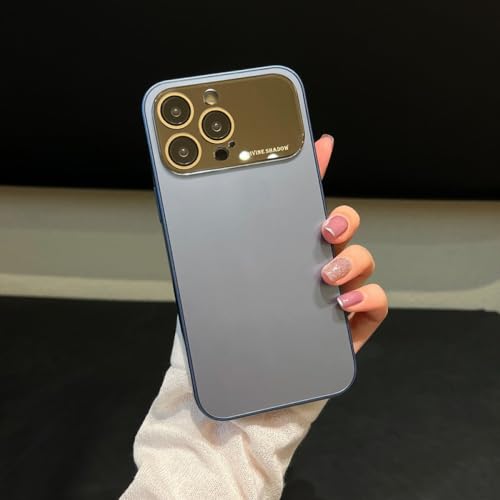 Coque mate iPhone 14 LVTFCO anti-rayures avec vitre de protection caméra