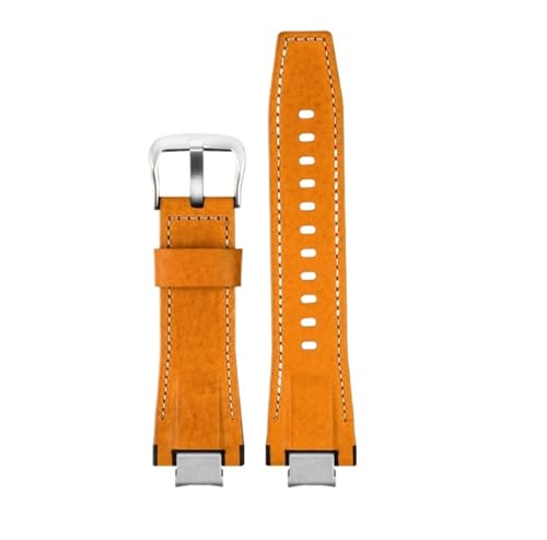 [X] Fit For Casio Fit For G-SHOCK GST-B400 GST-B400BD/AD VRo[EHb`ohXgbvuXbgɓKǃiCEHb`oh(Cowhide brown SK)