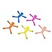 Uonlytech 5 Pezzi in Gomma Mini Uomo Magnete Frigo Magneti da Frigorifero in Silicone Adesivo Frisge Magnetico per Bambini E Adulti Decorazione Dell'ufficio
