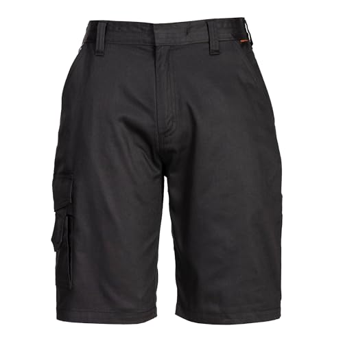 Image of Portwest S797 Womens Combat Shorts Polycotton Six Pockets Noir