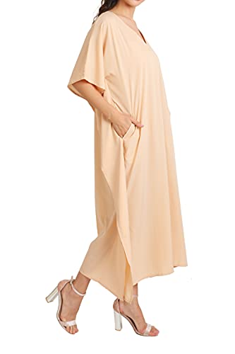 Image of Miss Lavish London Women's Kaftan- Kaftan Dress for Casual, Party, Evening, Vacation and Everyday Wear