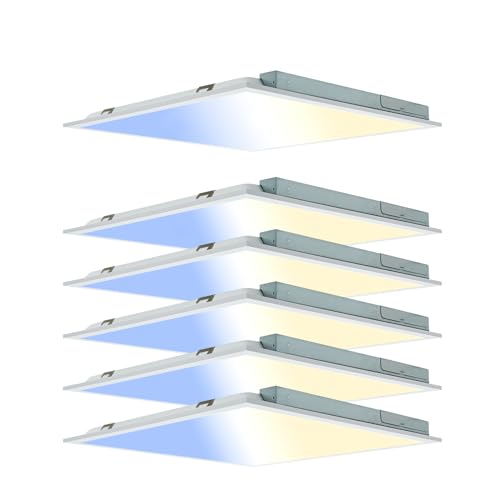 Image of 6 Pack 2x2 LED Flat Panel Lights LED Drop Ceiling Light 40W