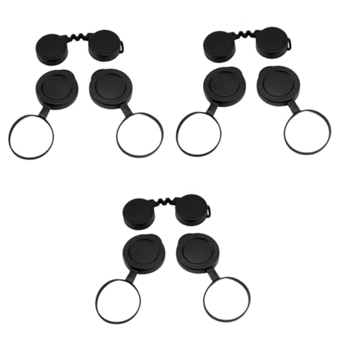Tapa de goma para prismáticos de 3 juegos fundas protectoras