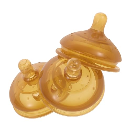BESPORTBLE 3 piezas Tetinas de Silicona para Biberón de Repuesto de Medianas Flexibles y para Lactancia Infantil Material Duradero y Suave Compatible con Biberones de Boca Ancha