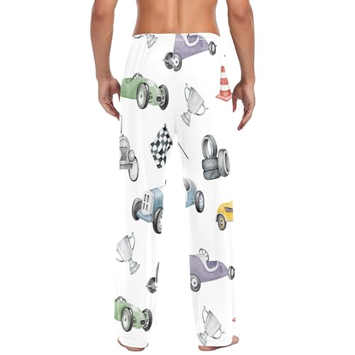 Various Car Mens Pajama Pants Mens Pj Pants Comfy Cotton Pj Long Pant for Men with Pockets Size S-XXL3