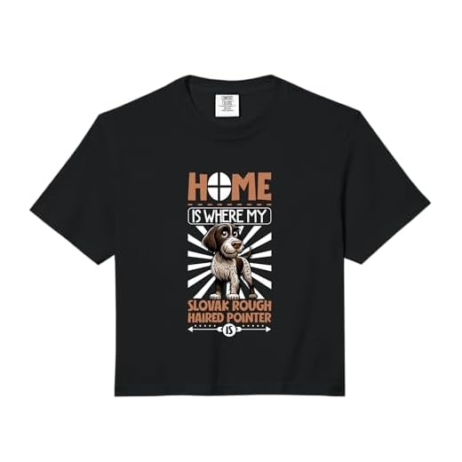 Home is with My Slovak Rough-haired Pointer Comfort Colors Crop Top