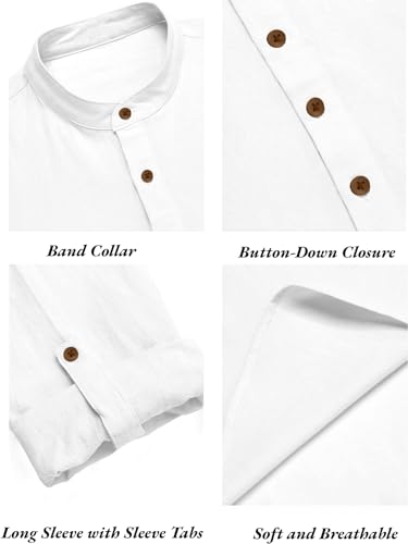 Image of Zombom Combo of Men's Solid Cotton Polyester Blend Full Sleeve Mandarin /Chinese Collor Straight Kurta Shirt (Pack of 3)
