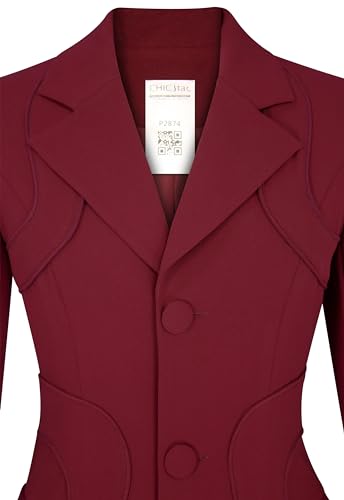 CHIC STAR Womens Curve Detail Jacket4